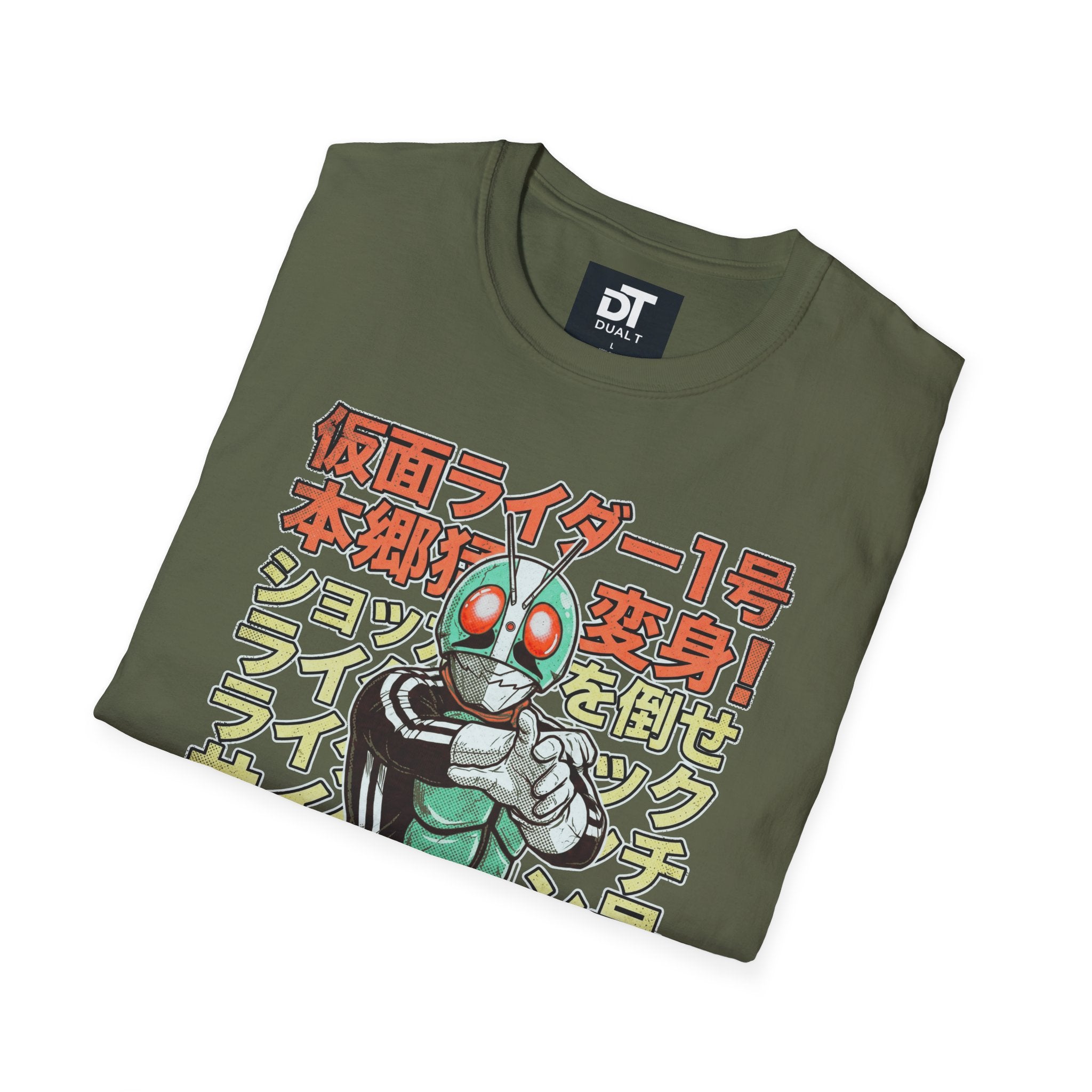 Kamen Rider Vintage Style Anime Streetwear Graphic Tee