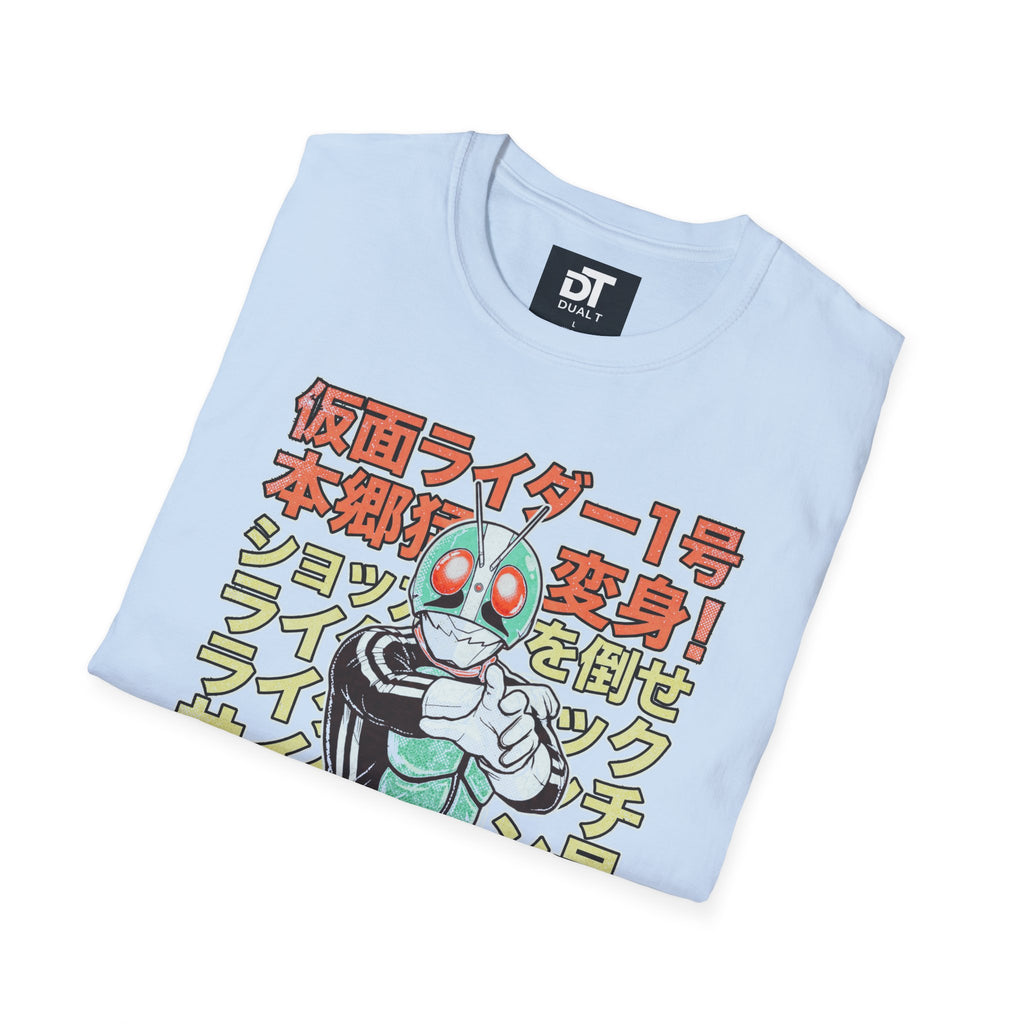 Kamen Rider Vintage Style Anime Streetwear Graphic Tee