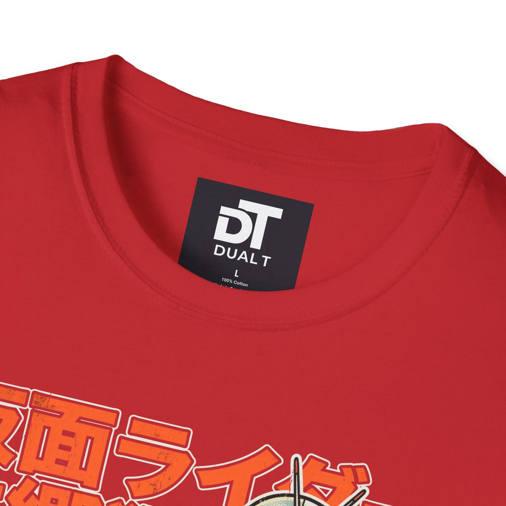 Kamen Rider Vintage Japanese Action Hero Graphic Tee - Retro Streetwear