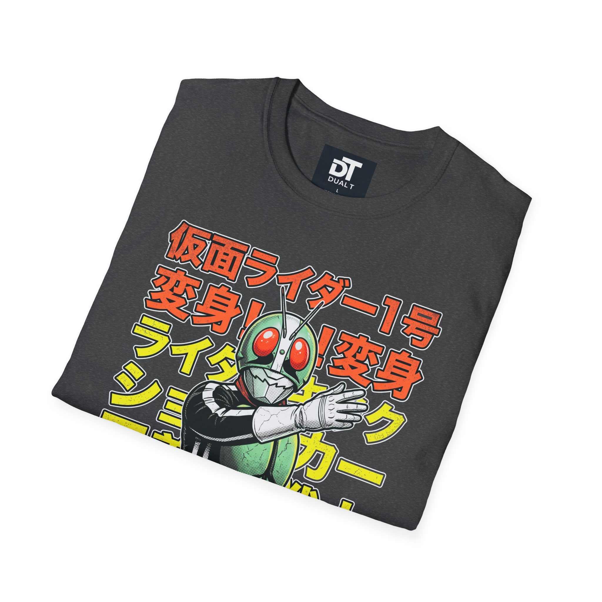 Kamen Rider Vintage Japanese Retro Hero Graphic Tee Streetwear