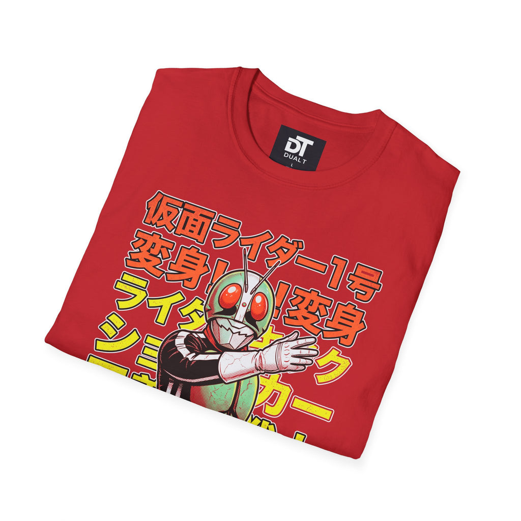 Kamen Rider Vintage Japanese Retro Hero Graphic Tee Streetwear
