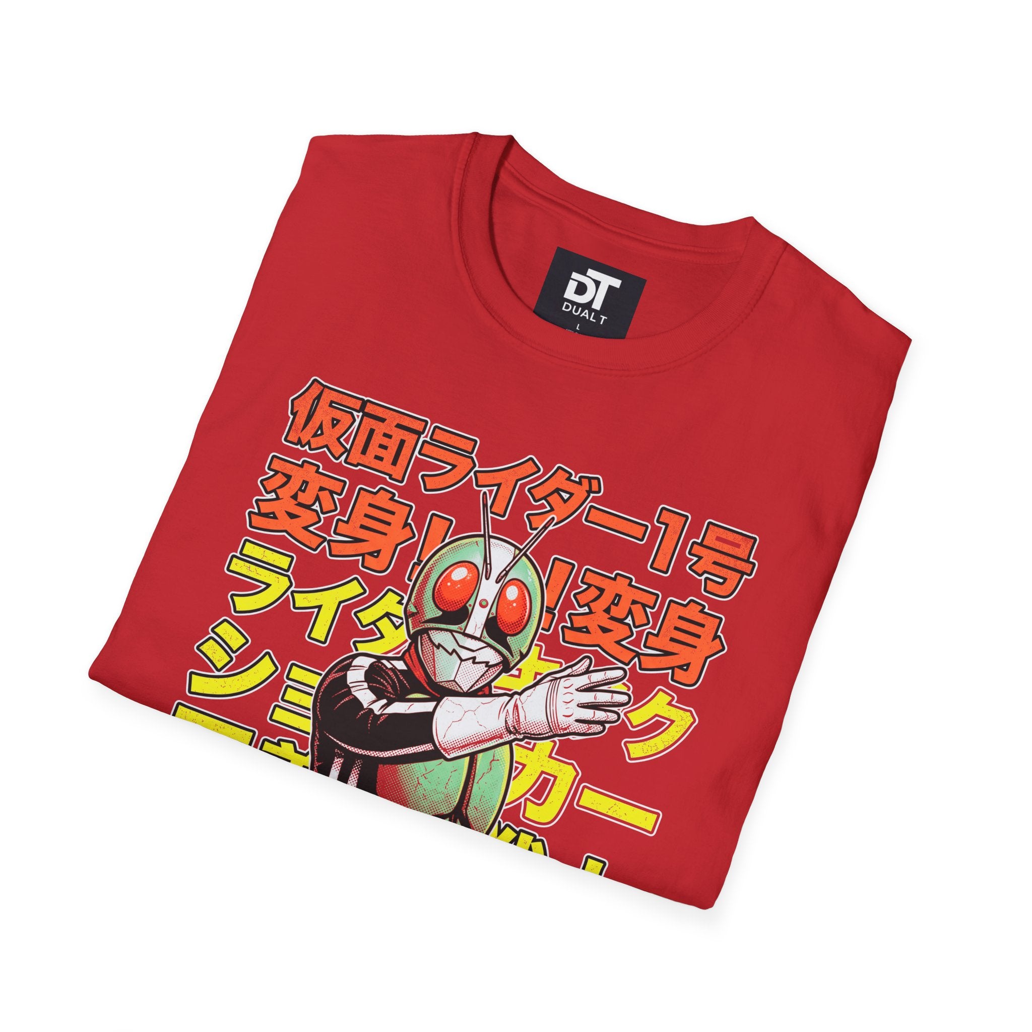 Kamen Rider Vintage Japanese Retro Hero Graphic Tee Streetwear