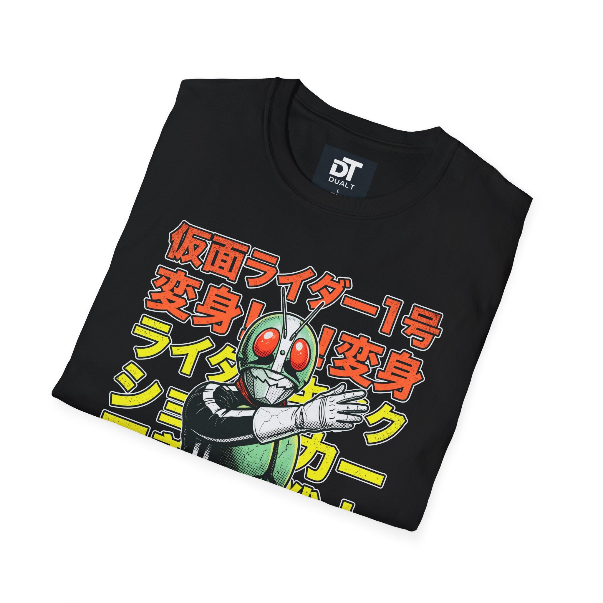 Kamen Rider Vintage Japanese Retro Hero Graphic Tee Streetwear