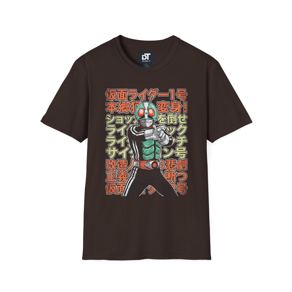 Kamen Rider Vintage Style Anime Streetwear Graphic Tee