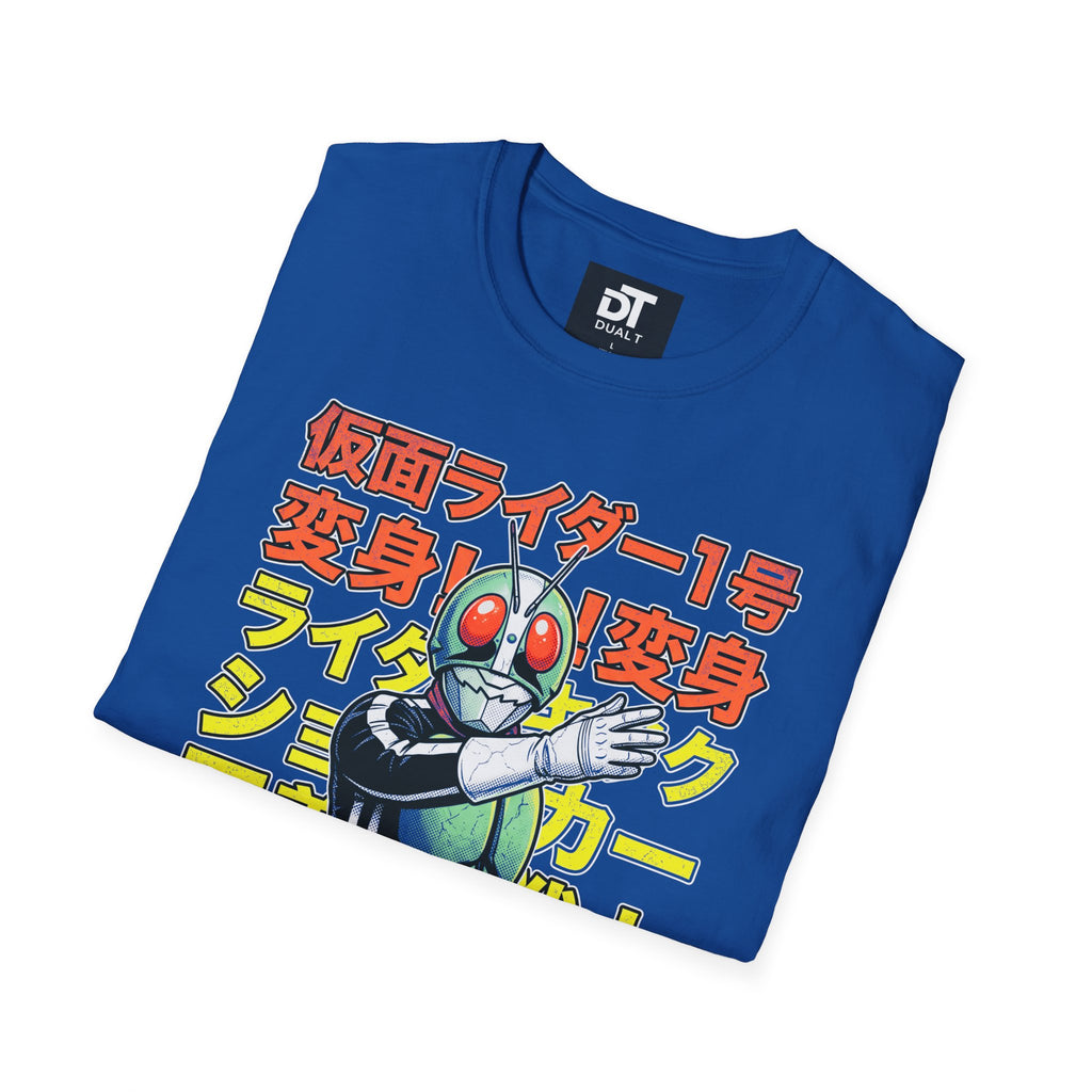 Kamen Rider Vintage Japanese Retro Hero Graphic Tee Streetwear
