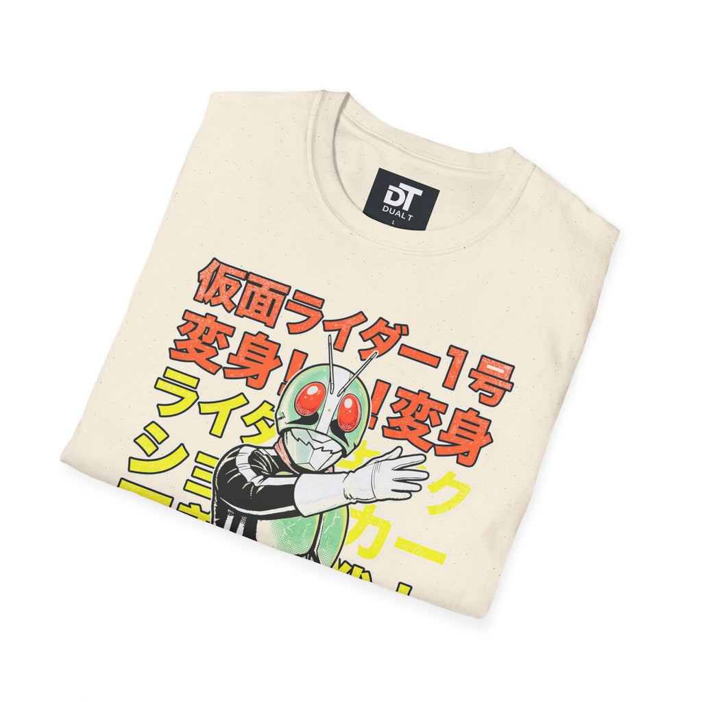 Kamen Rider Vintage Japanese Retro Hero Graphic Tee Streetwear