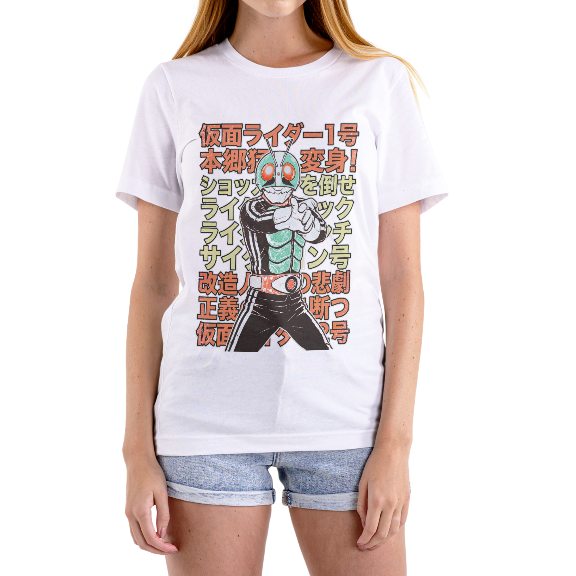 Kamen Rider Vintage Style Anime Streetwear Graphic Tee