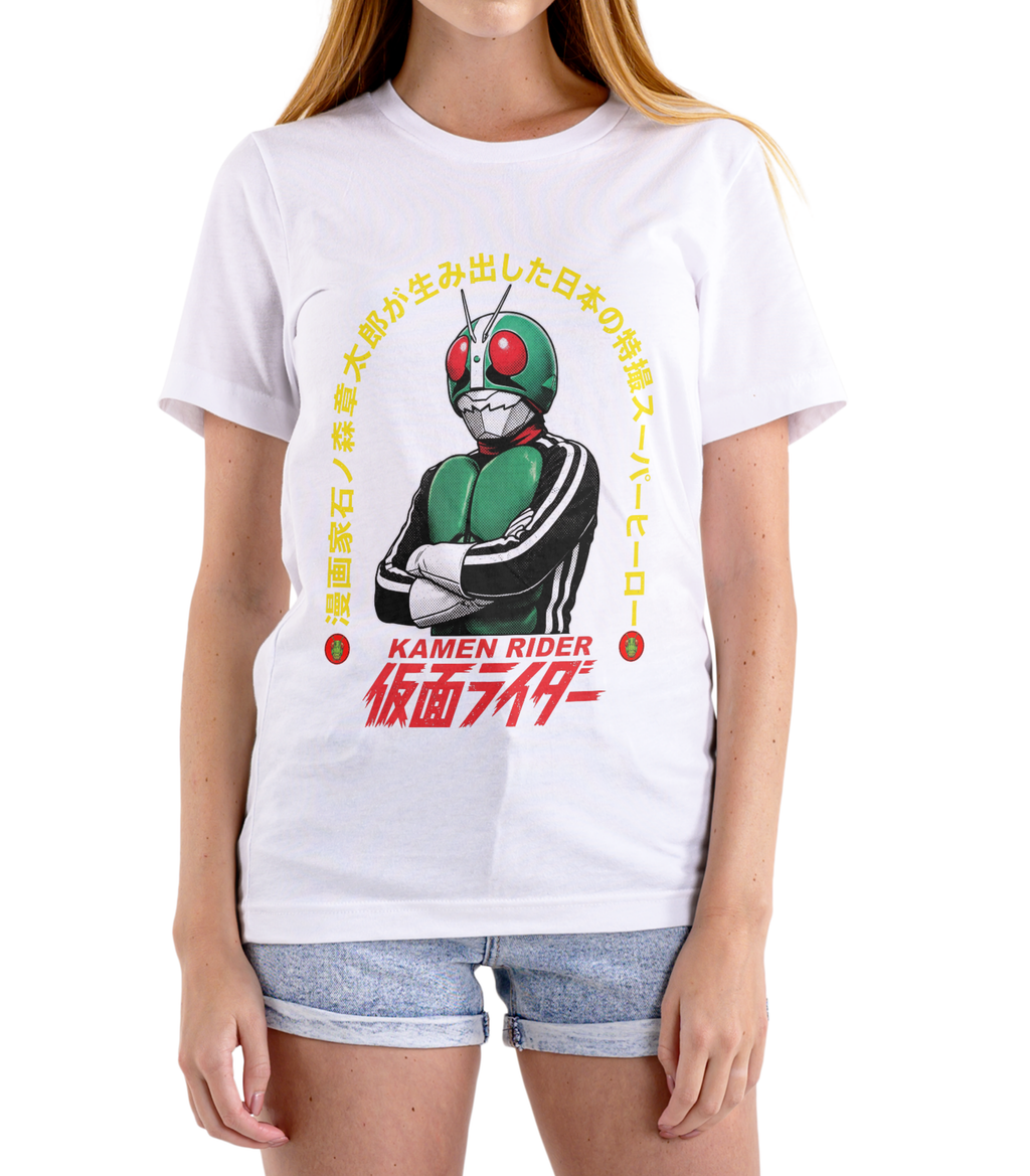 Kamen Rider Vintage Tokusatsu Graphic T-Shirt - Retro Japanese Streetwear