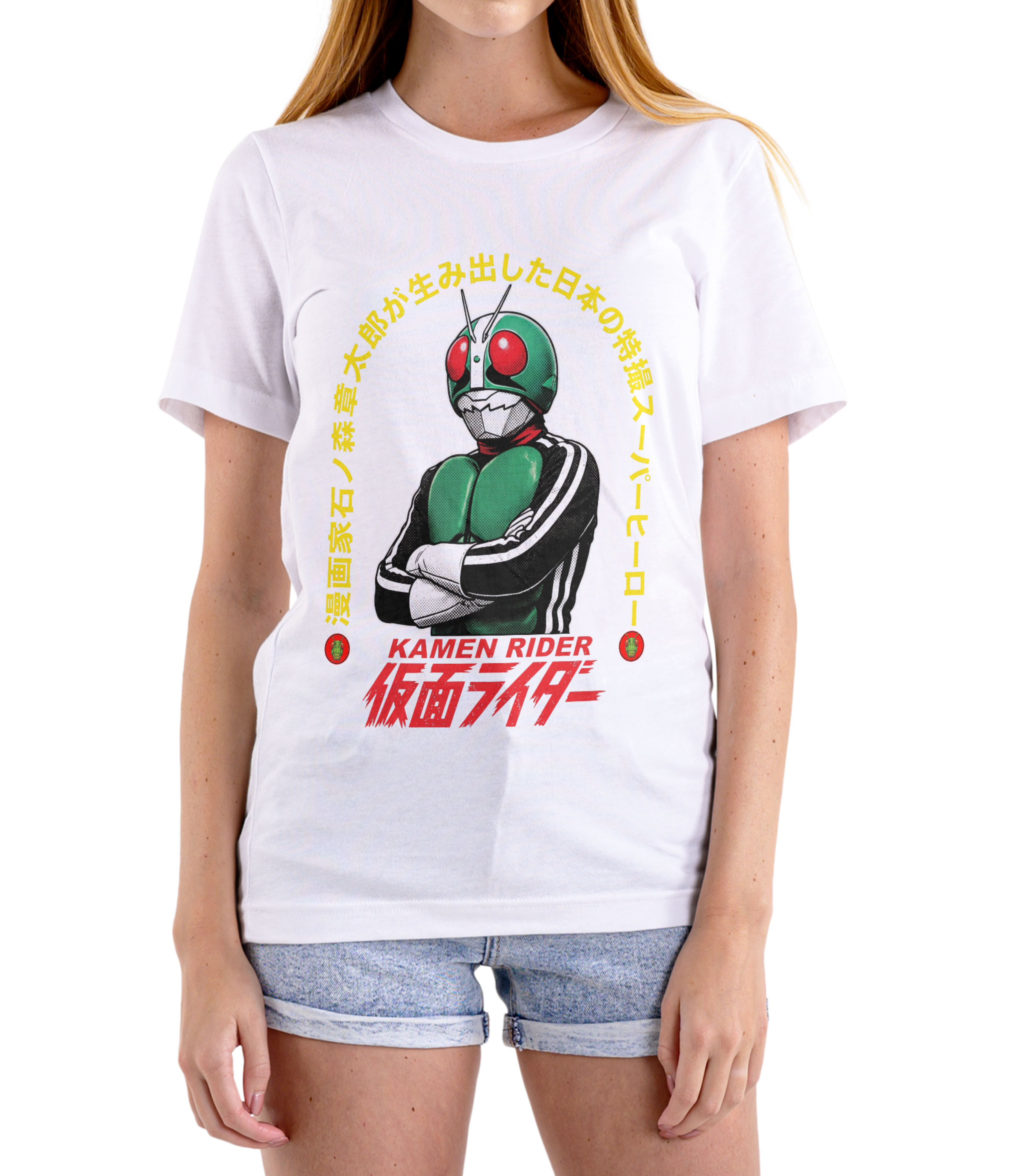 Kamen Rider Vintage Tokusatsu Graphic T-Shirt - Retro Japanese Streetwear