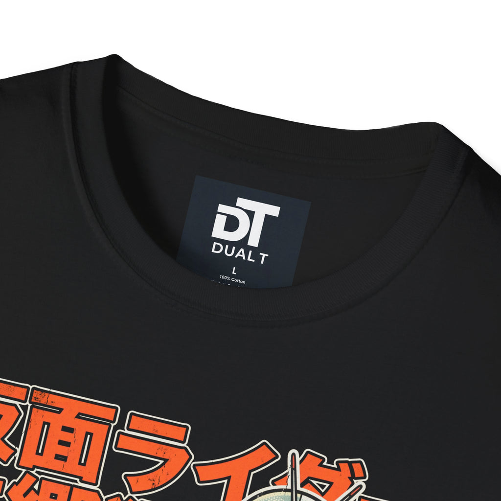Kamen Rider Vintage Japanese Action Hero Graphic Tee - Retro Streetwear