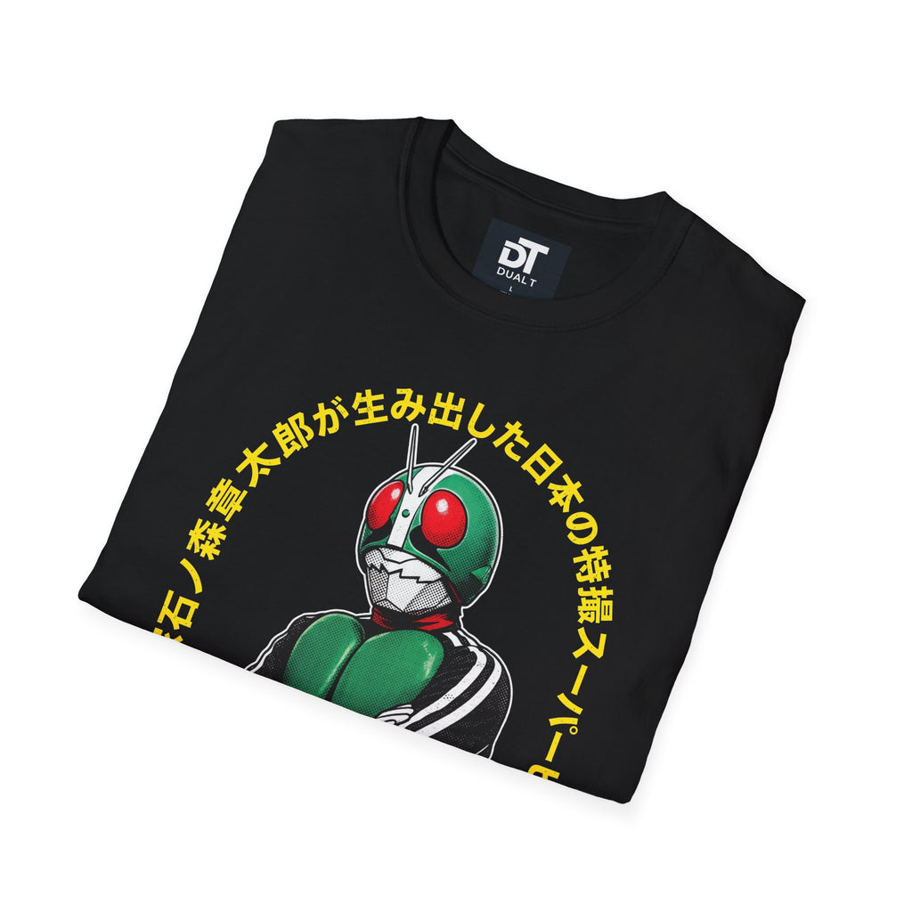 Kamen Rider Vintage Tokusatsu Graphic T-Shirt - Retro Japanese Streetwear