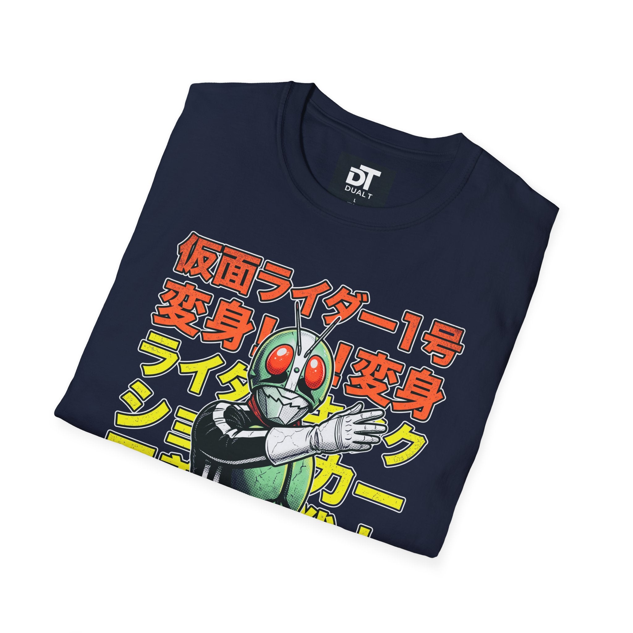 Kamen Rider Vintage Japanese Retro Hero Graphic Tee Streetwear