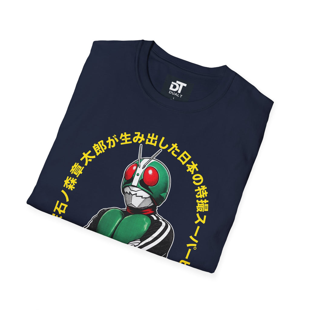 Kamen Rider Vintage Tokusatsu Graphic T-Shirt - Retro Japanese Streetwear